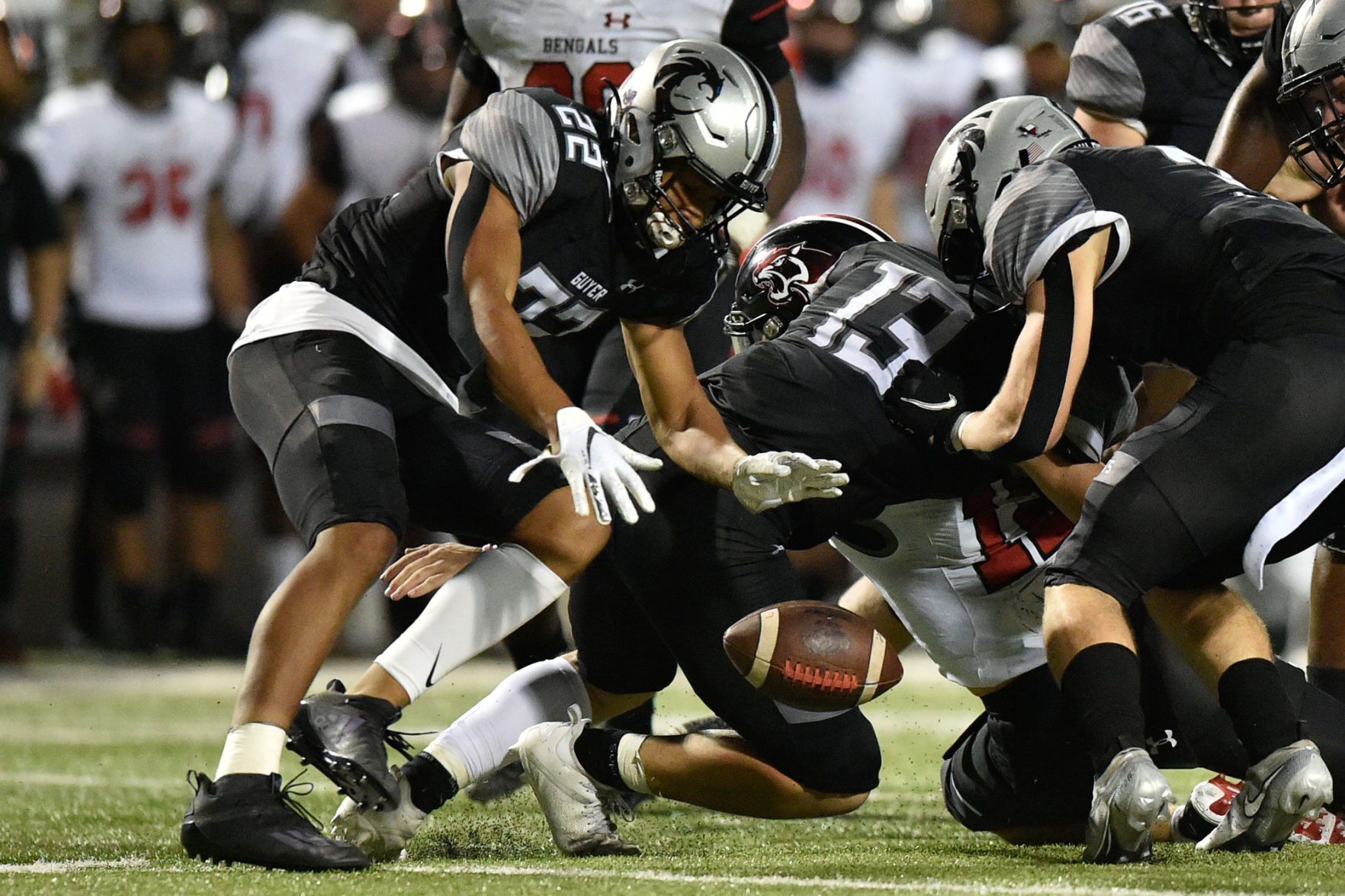Guyer defensive back Peyton Bowen